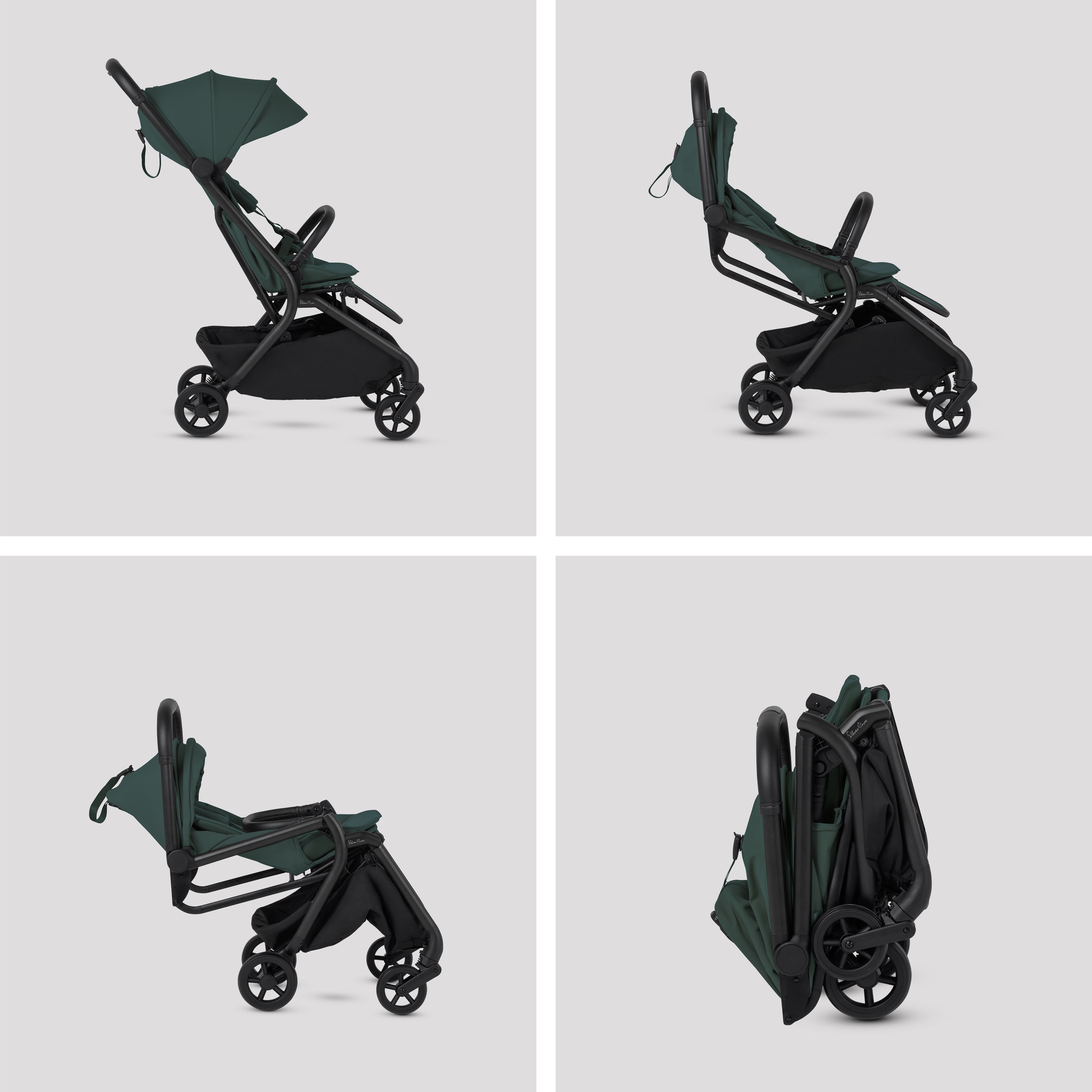 Nia Conifer Compact Travel Stroller with Carrycot (6 Piece)