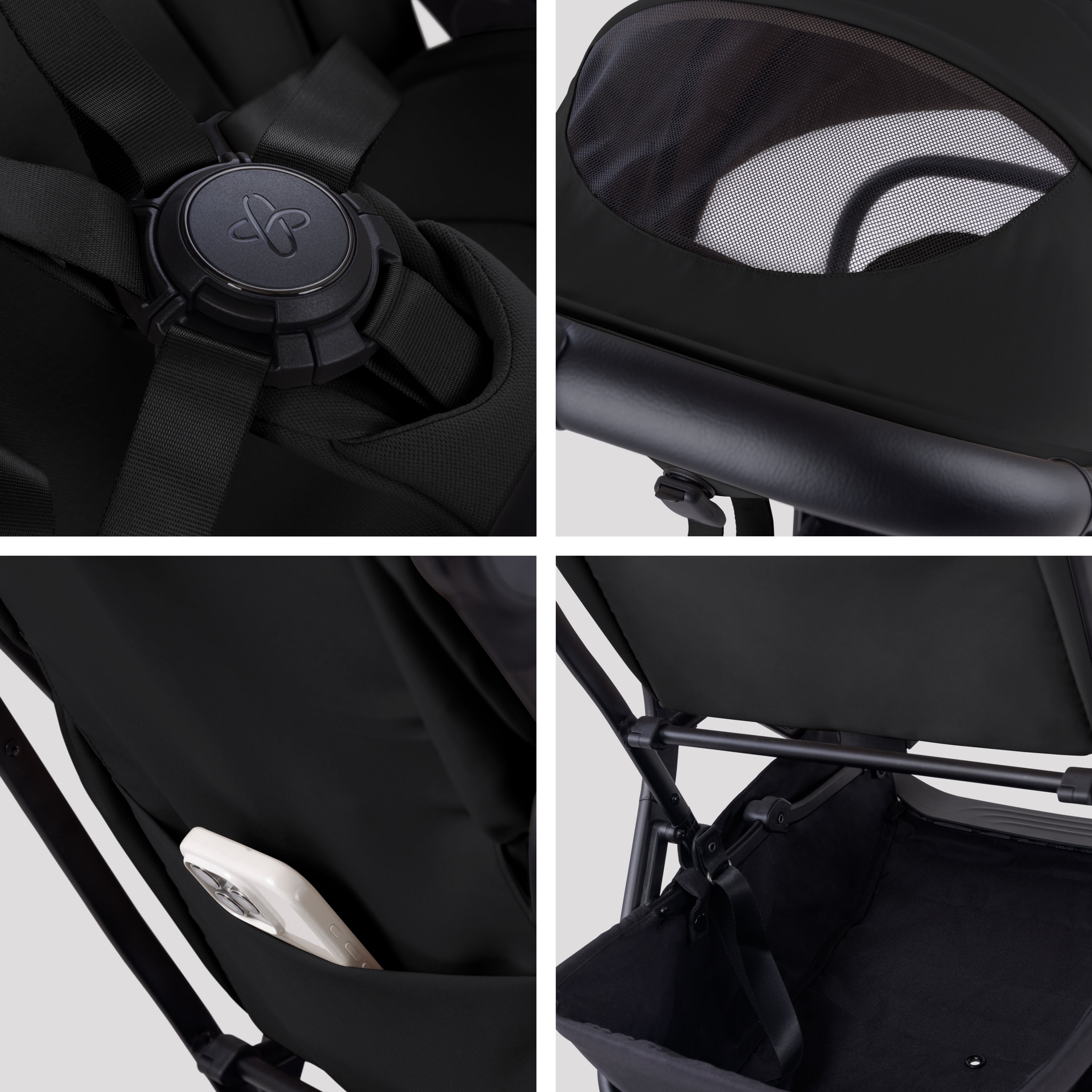 Nia Onyx Compact Travel Stroller