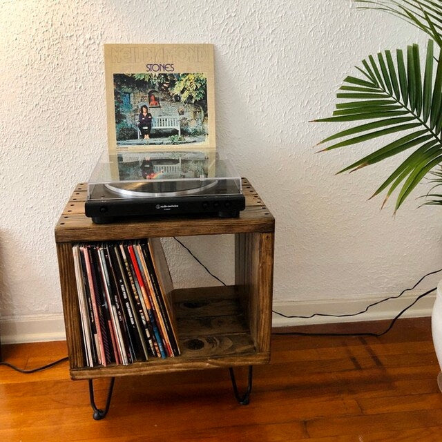 Open-Back Vinyl Record Storage