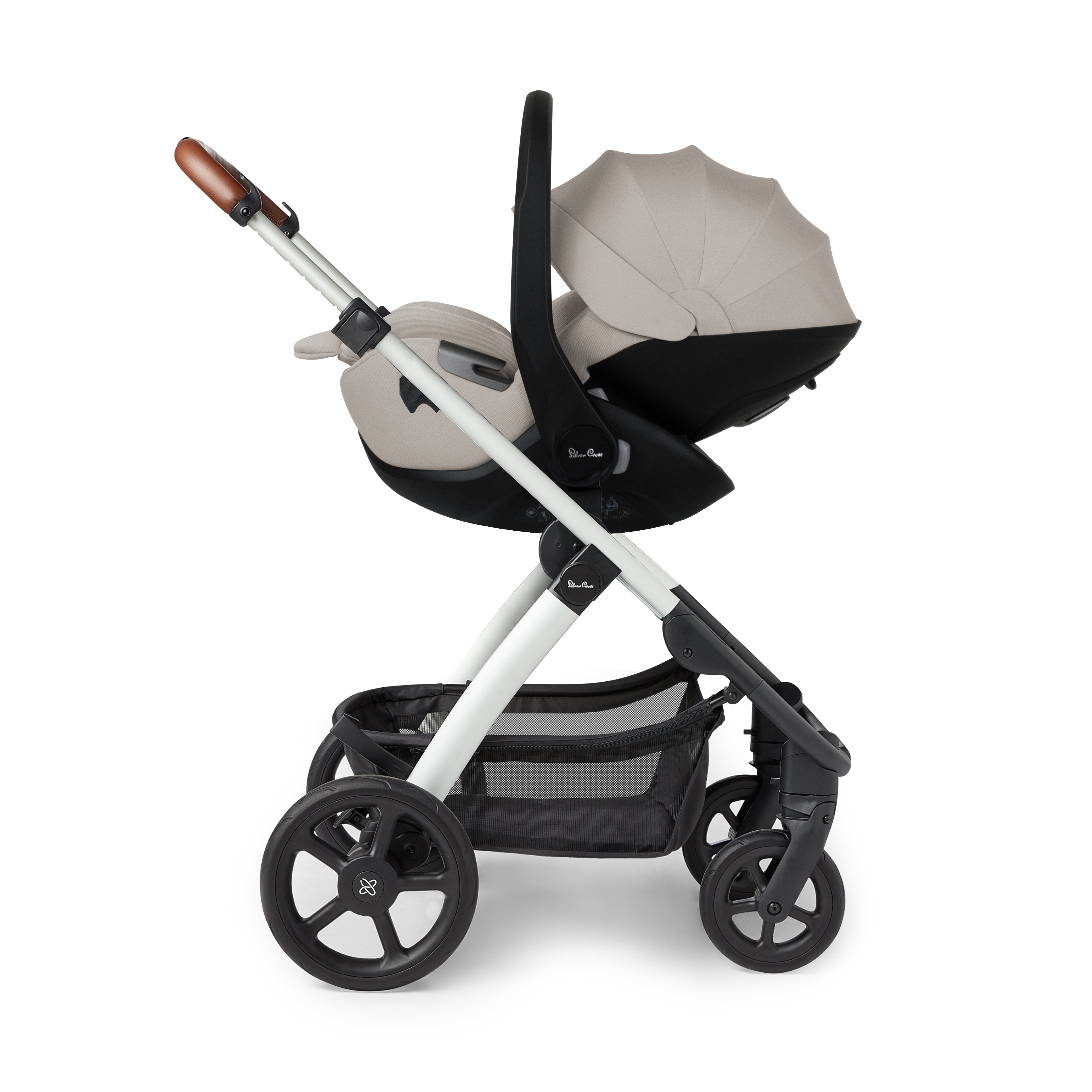 Tide Stone Travel System Ultimate 360 Natural Taupe Family Car Seat Bundle (10 piece)