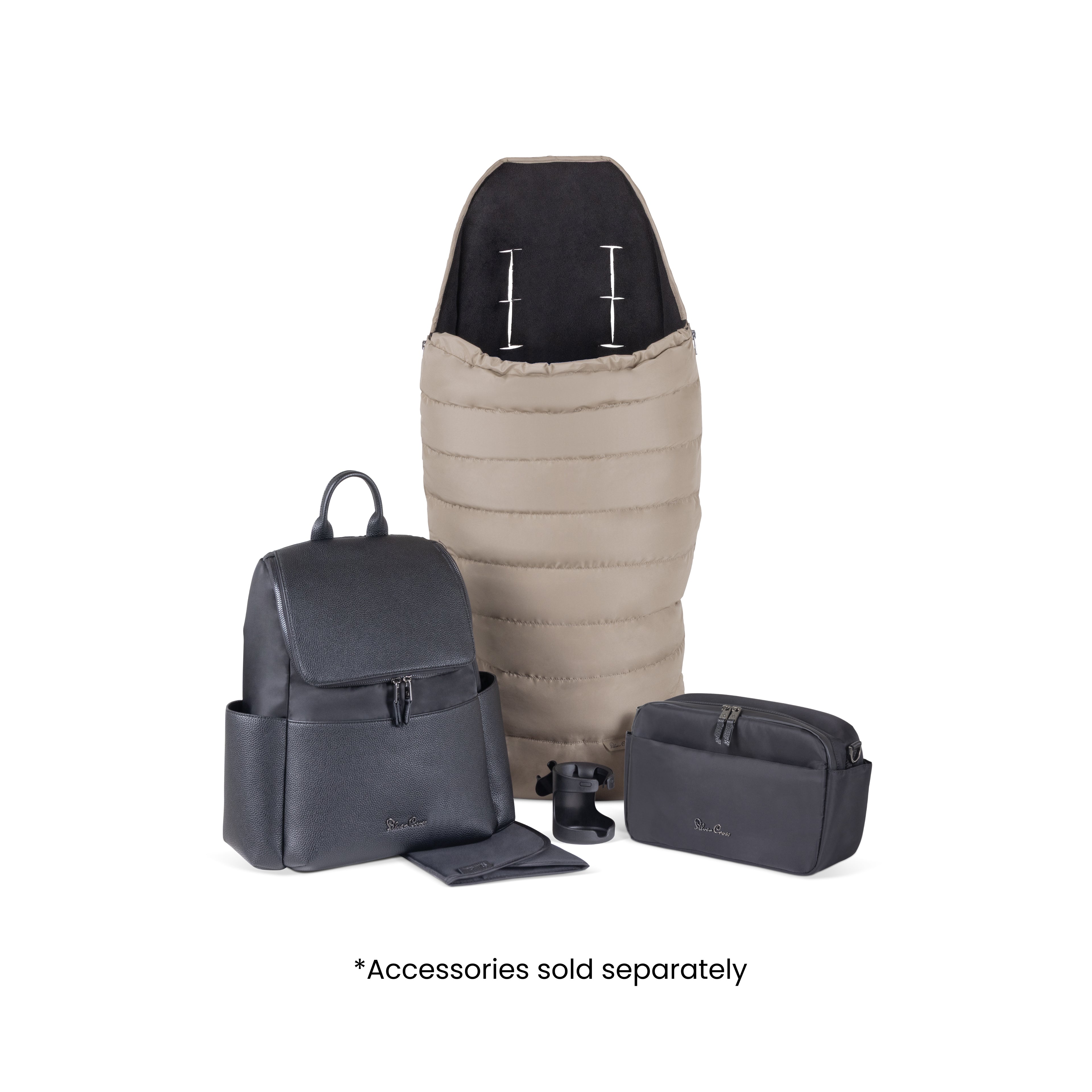 Nia Champagne Compact Travel System Iconic Black (8 Piece)