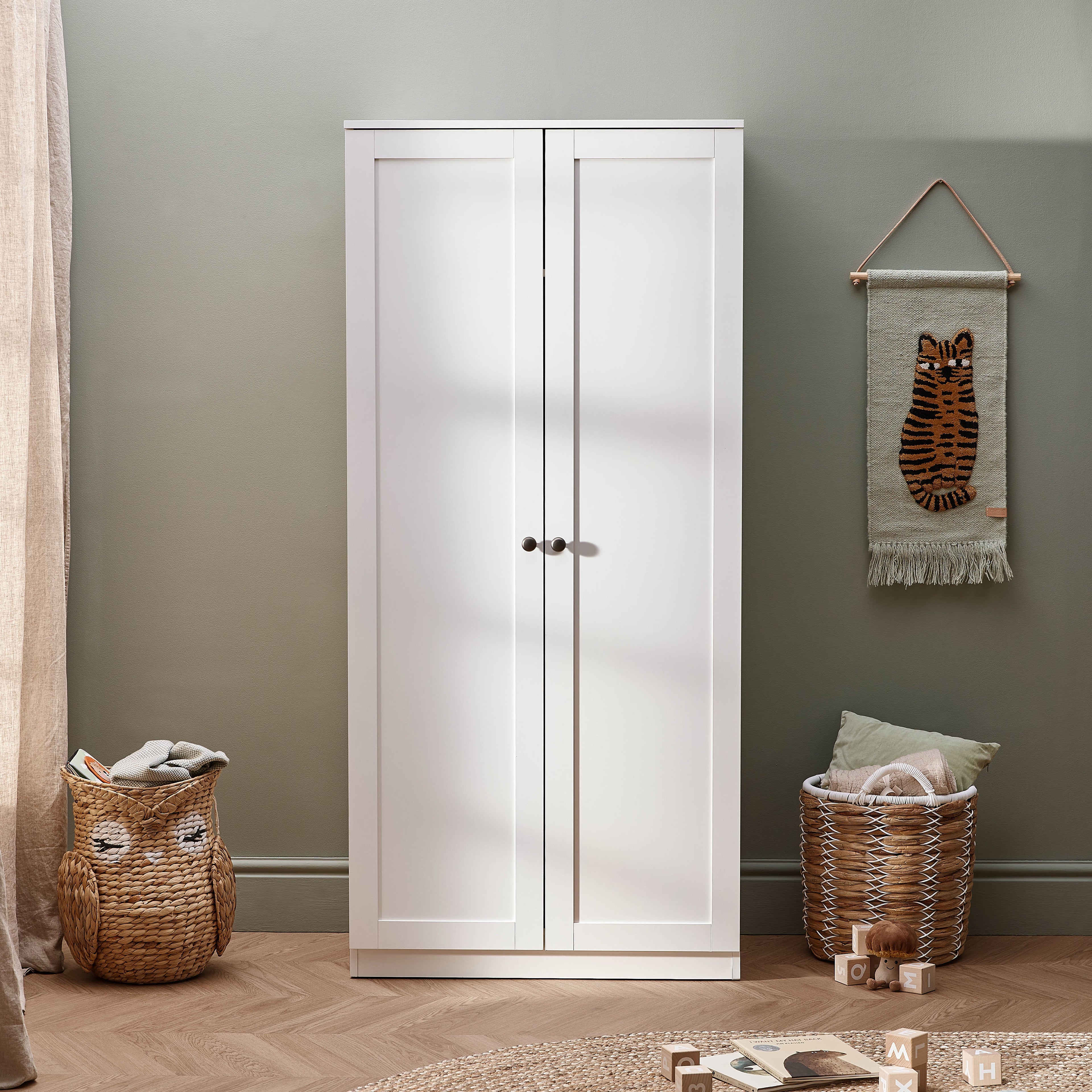 Bromley White 3 Piece Nursery Room Set With Mattress