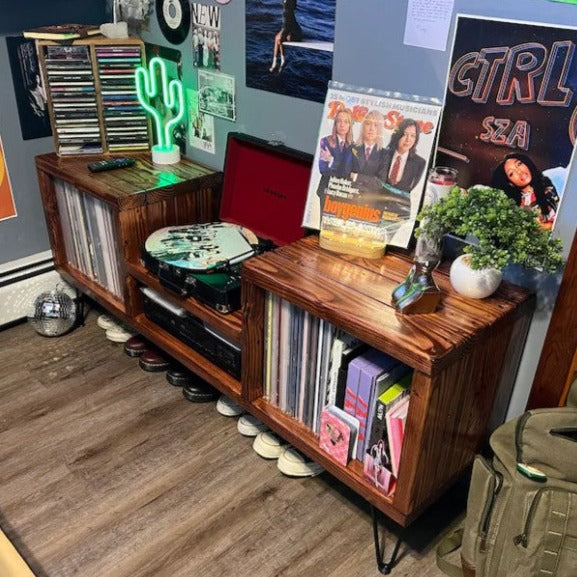 DropSet Vinyl Record Storage