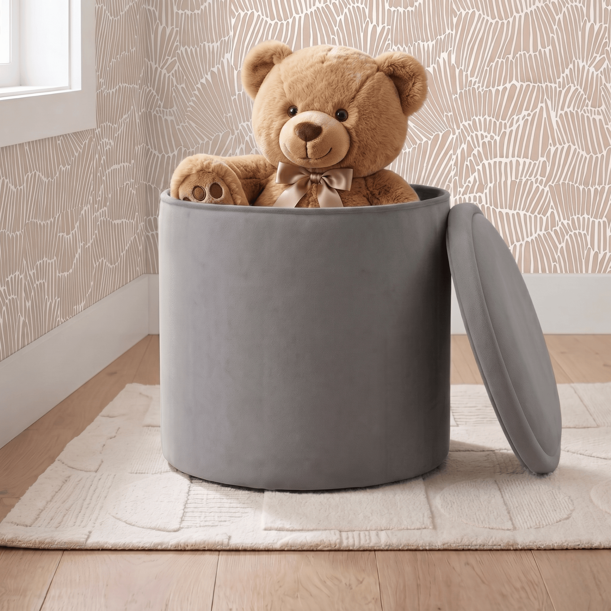 The Petite Storage Ottoman