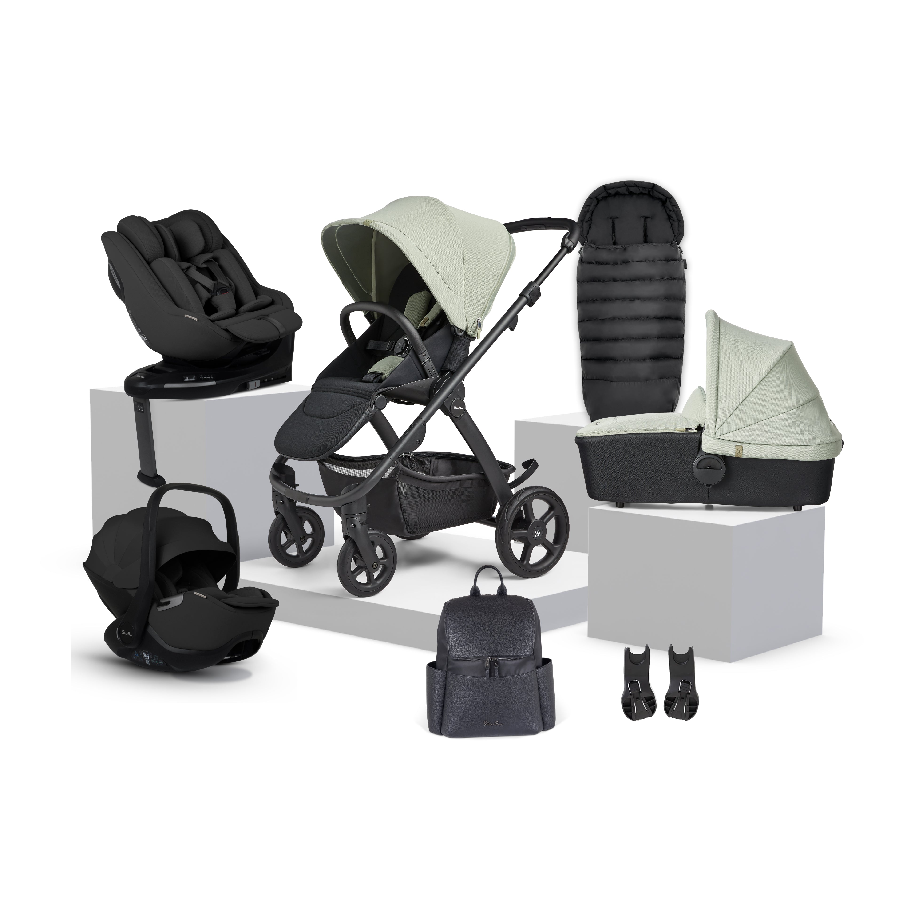 Tide Sage Travel System Ultimate 360 Family Car Seat Bundle (10 piece)