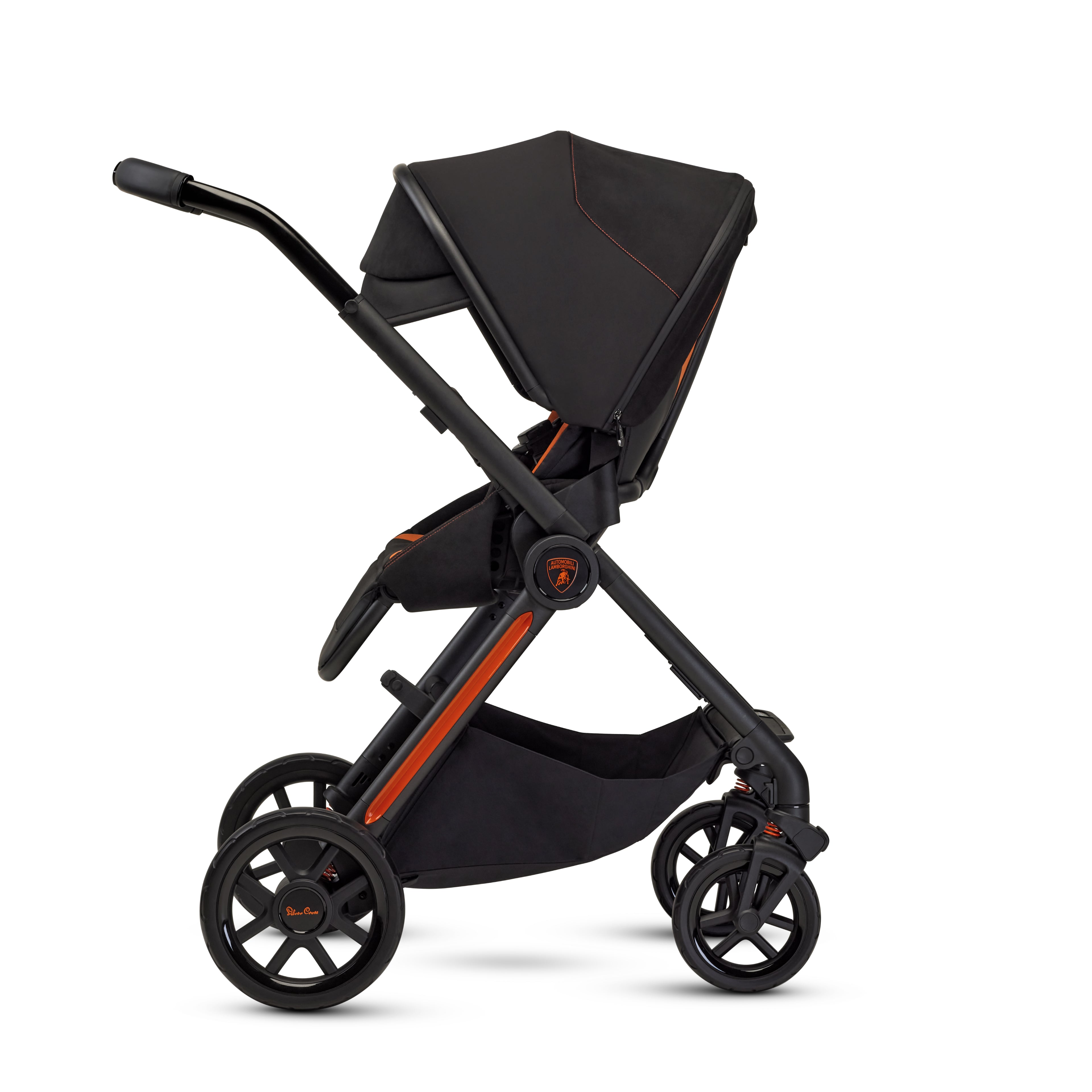Silver Cross x Automobili Lamborghini Reef AL Arancio Travel System Accessory Bundle