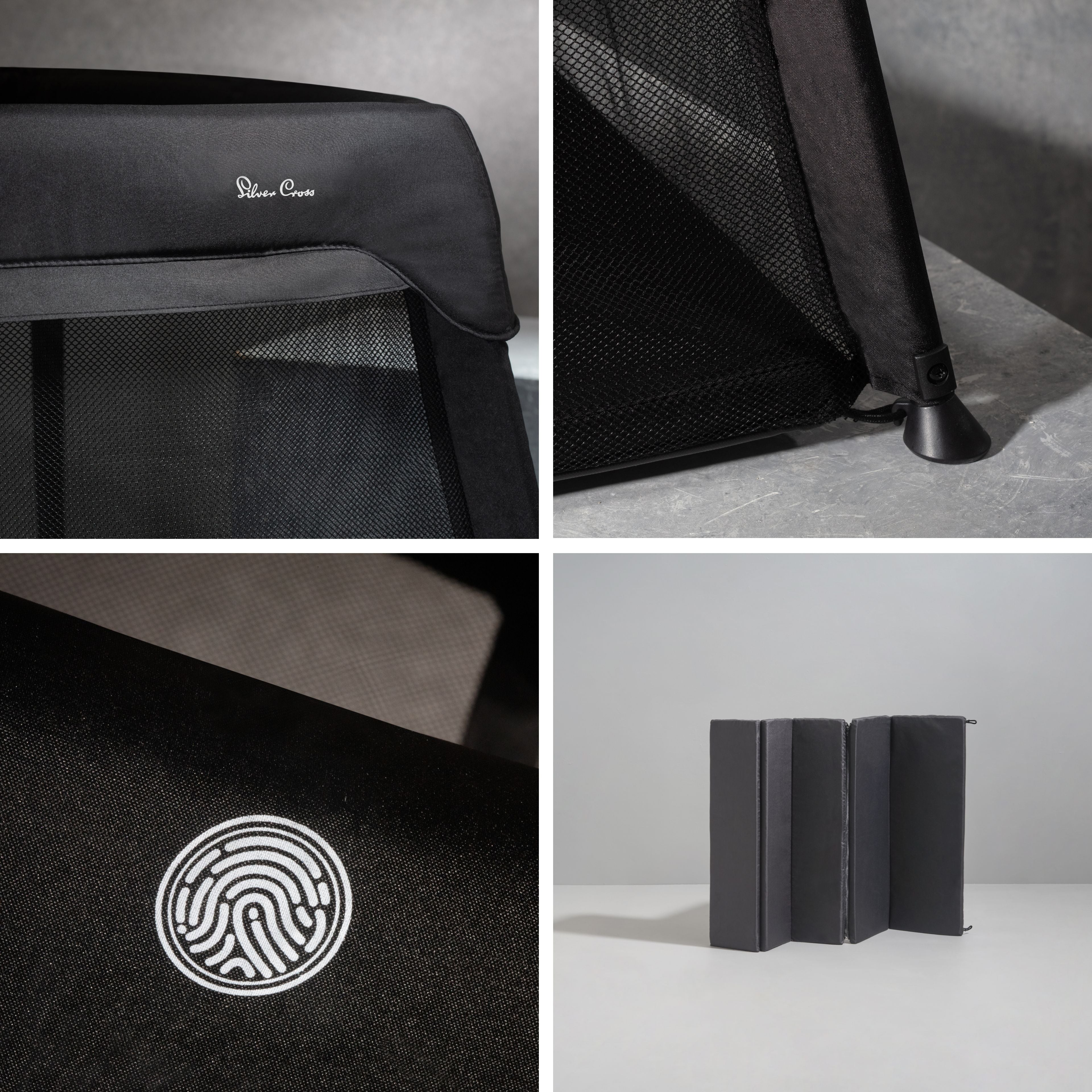 Slumber 3-in-1 Travel Cot Carbon