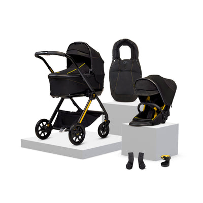 Silver Cross x Automobili Lamborghini Reef AL Giallo Travel System Accessory Bundle