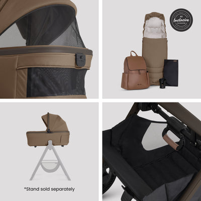 Cove 2 Maple Travel System Ultimate 360 Infant Carrier Iconic Black Bundle (10 piece)