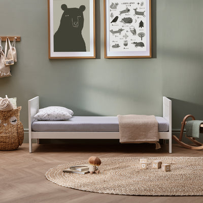 Bromley White Convertible Cot Bed to Toddler Bed