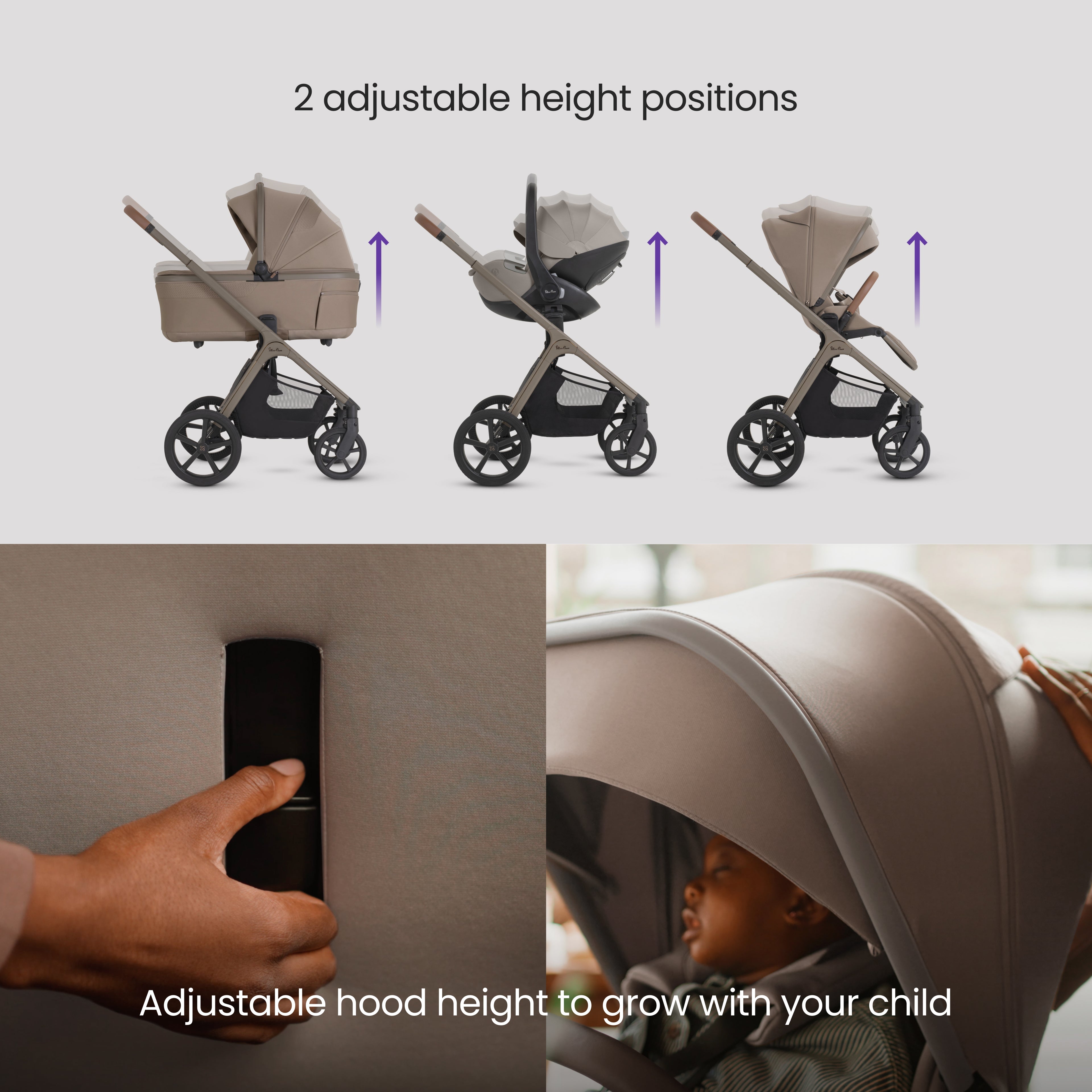 Cove 2 Champagne Travel System Ultimate 360 Infant Carrier Bundle (10 piece)