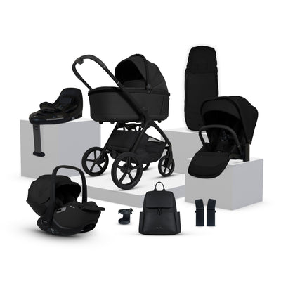 Cove Onyx Travel System Ultimate 360 Infant Carrier Bundle (10 piece)