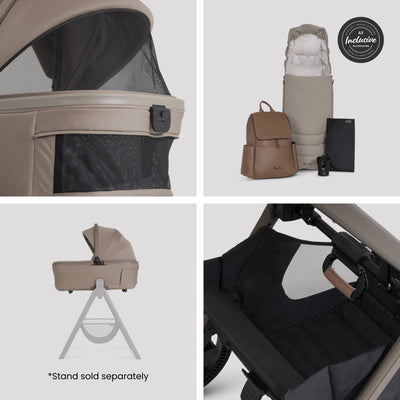 Cove 2 Champagne Travel System Ultimate 360 Infant Carrier Bundle (10 piece)