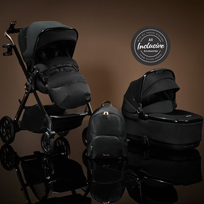 Reef 2 SPECIAL EDITION Espresso Travel System Ultimate 360 Natural Taupe Family Car Seat Bundle (12 piece)