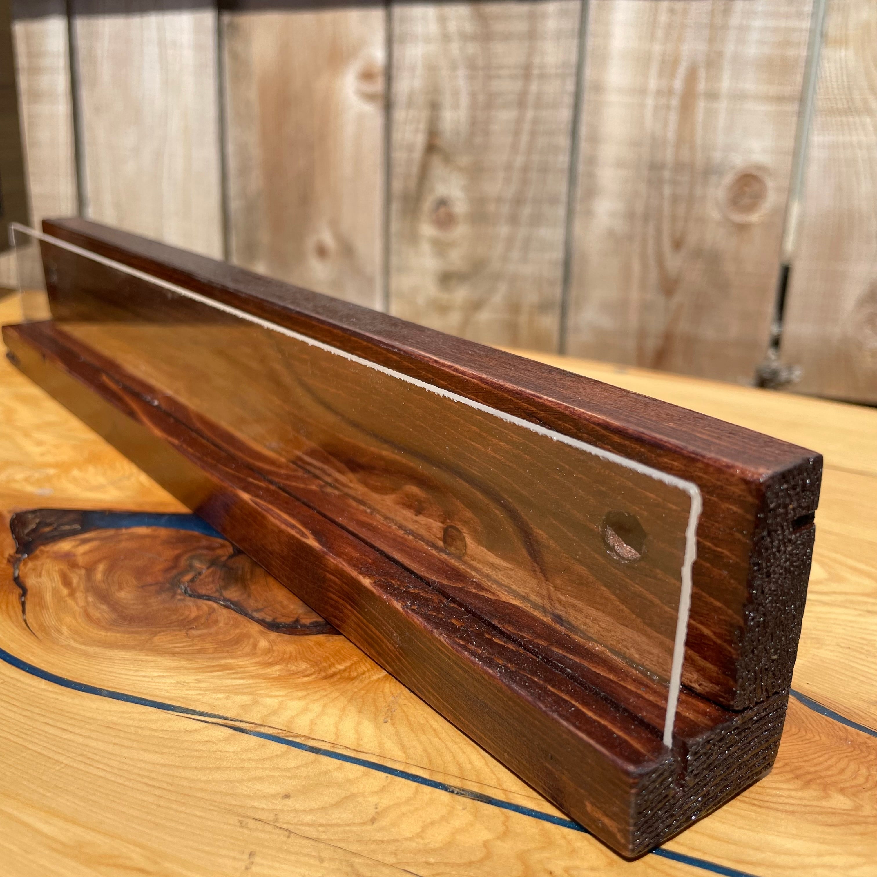 Now Playing Record Shelf w/Acrylic Lip