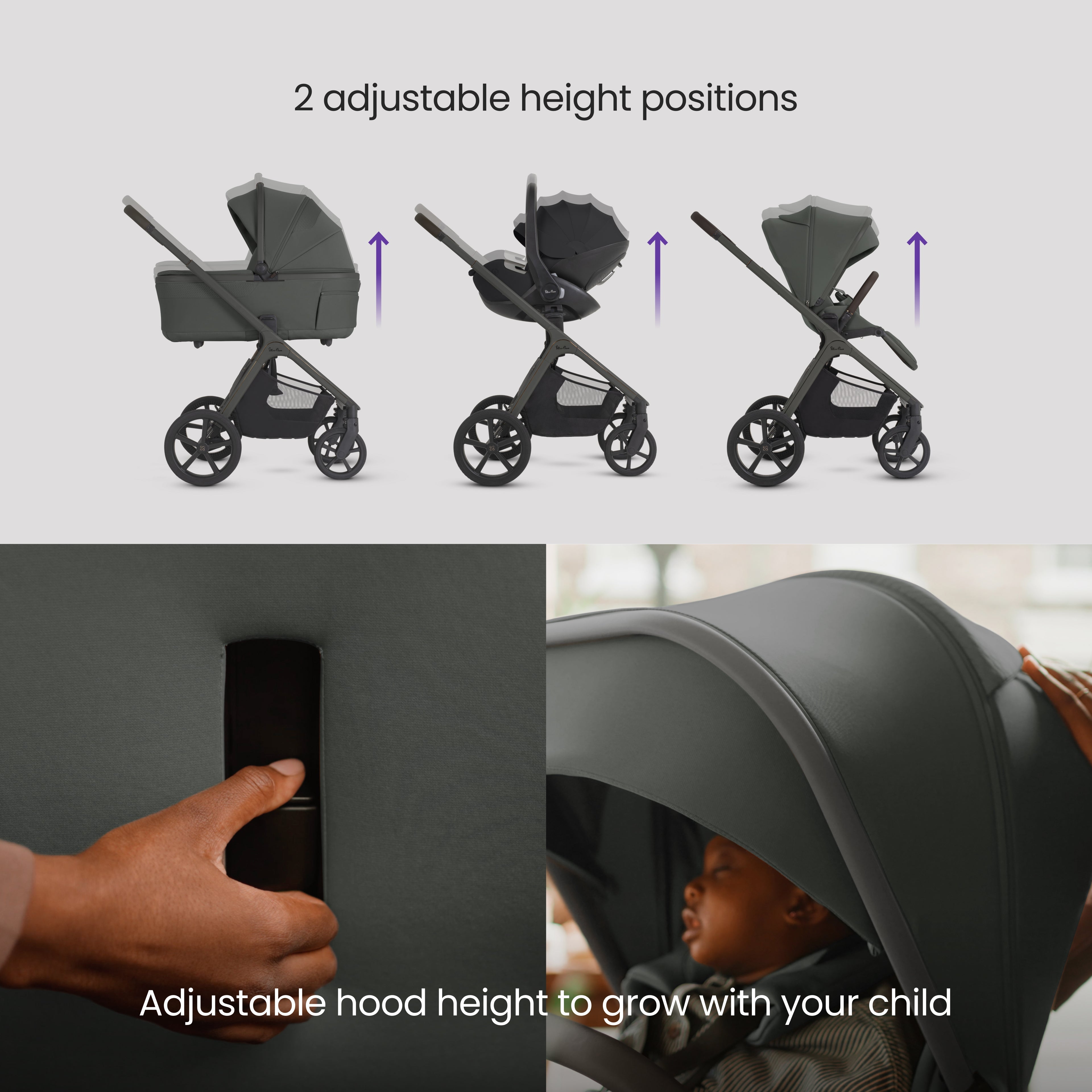 Cove 2 Pewter Travel System Ultimate 360 Infant Carrier Natural Taupe Bundle (10 piece)