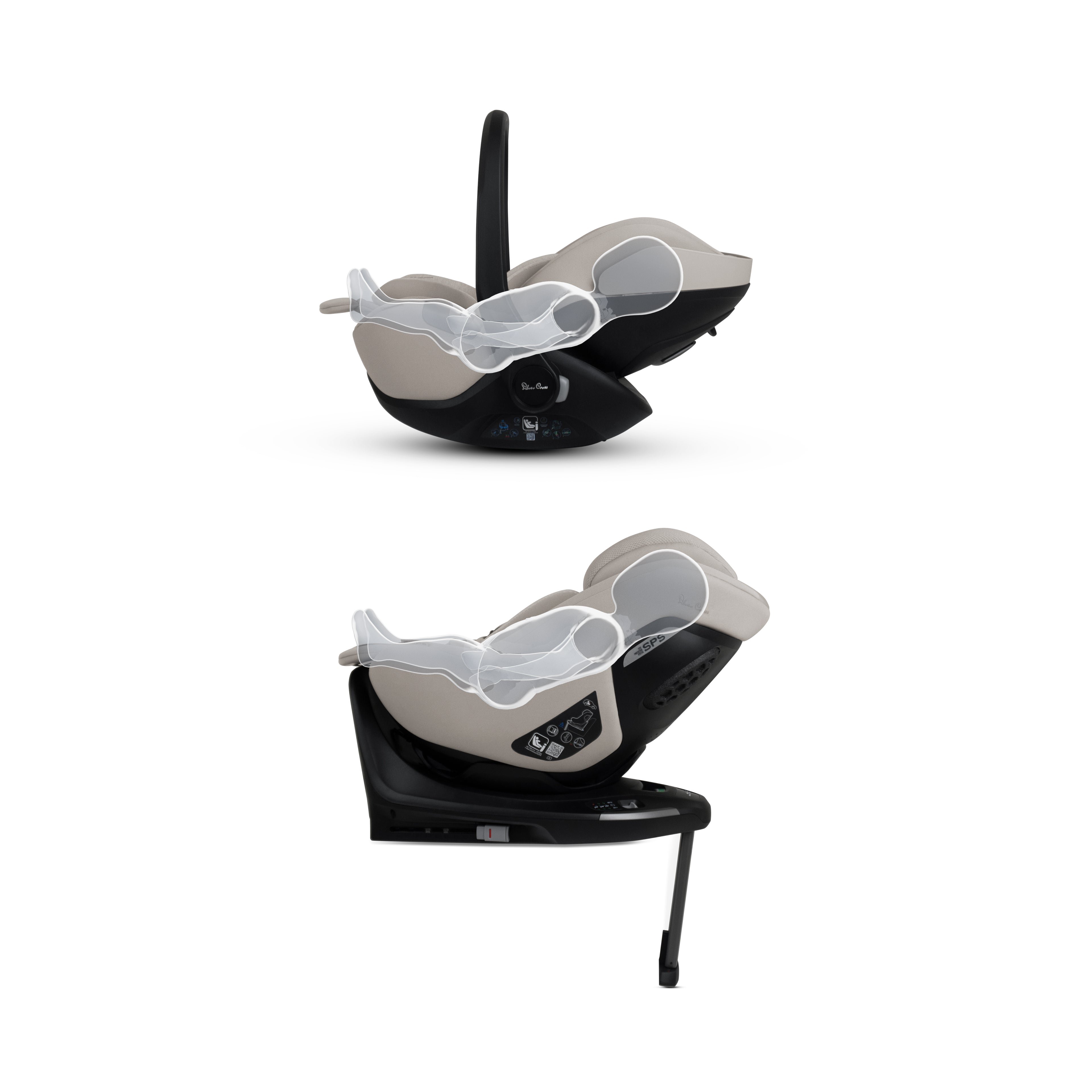 Plus 360 Family Car Seat Bundle Natural Taupe