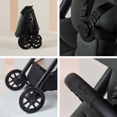 Reef 2 Pewter Travel System Ultimate Baby Bundle (14 piece)