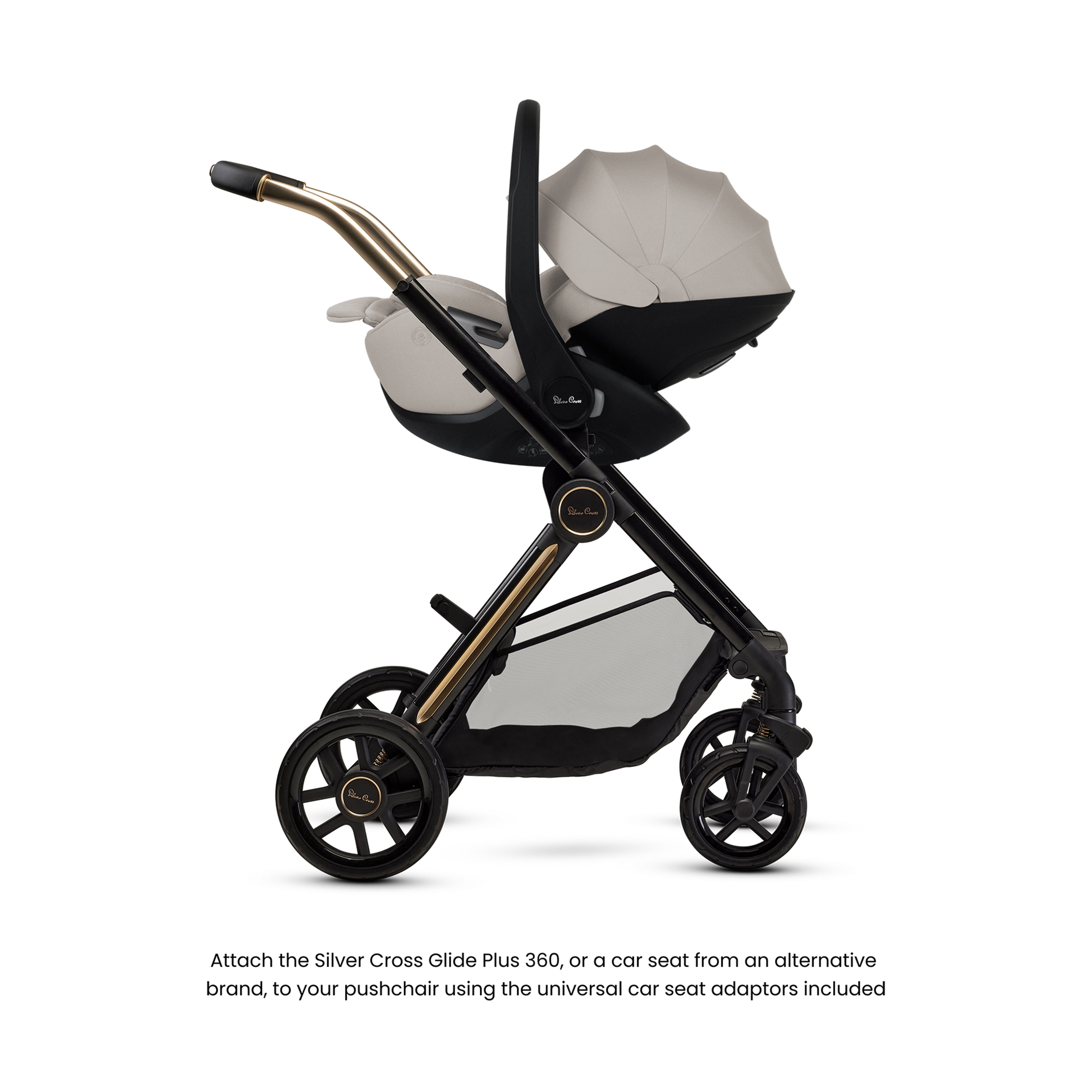 Reef 2 SPECIAL EDITION Espresso Travel System Ultimate 360 Natural Taupe Infant Carrier Bundle (11 piece)