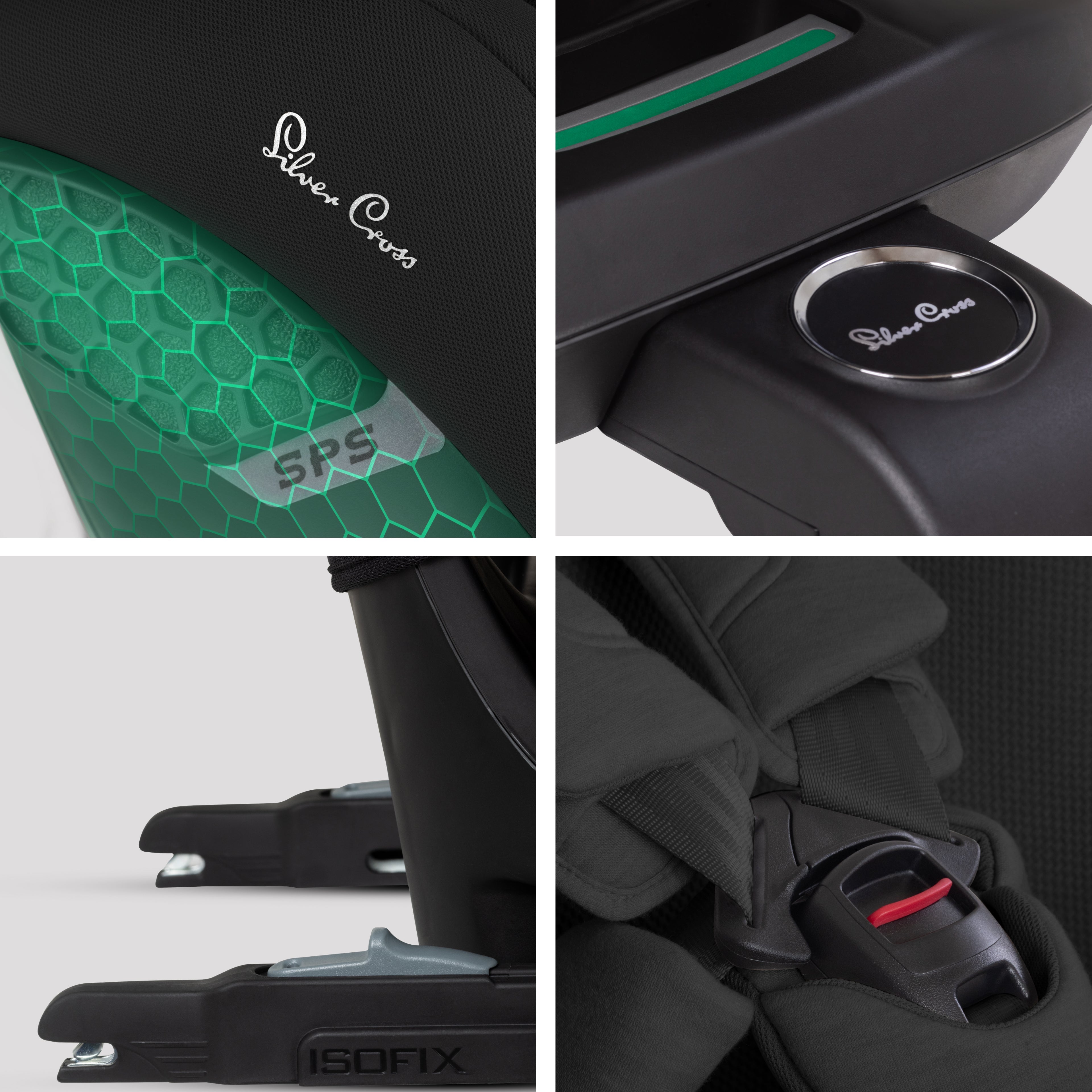 Motion 3 All Size 360 Rotating Car Seat Iconic Black