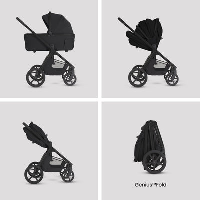 Cove 2 Onyx Travel System Ultimate 360 Infant Carrier Bundle (10 piece)