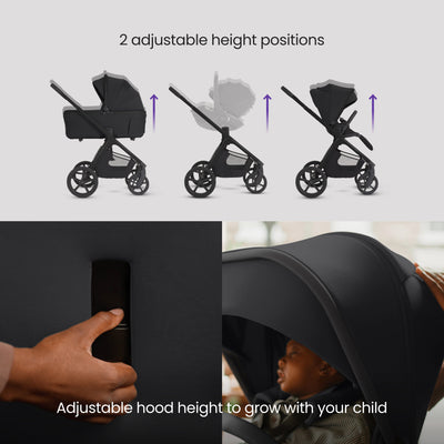 Cove 2 Onyx Travel System Accessory Bundle (8 piece)