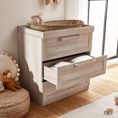 Bromley Oak 2 Piece Nursery Room Set With Mattress