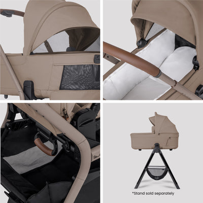 Breez Champagne Travel System Accessory Bundle (10 Piece)