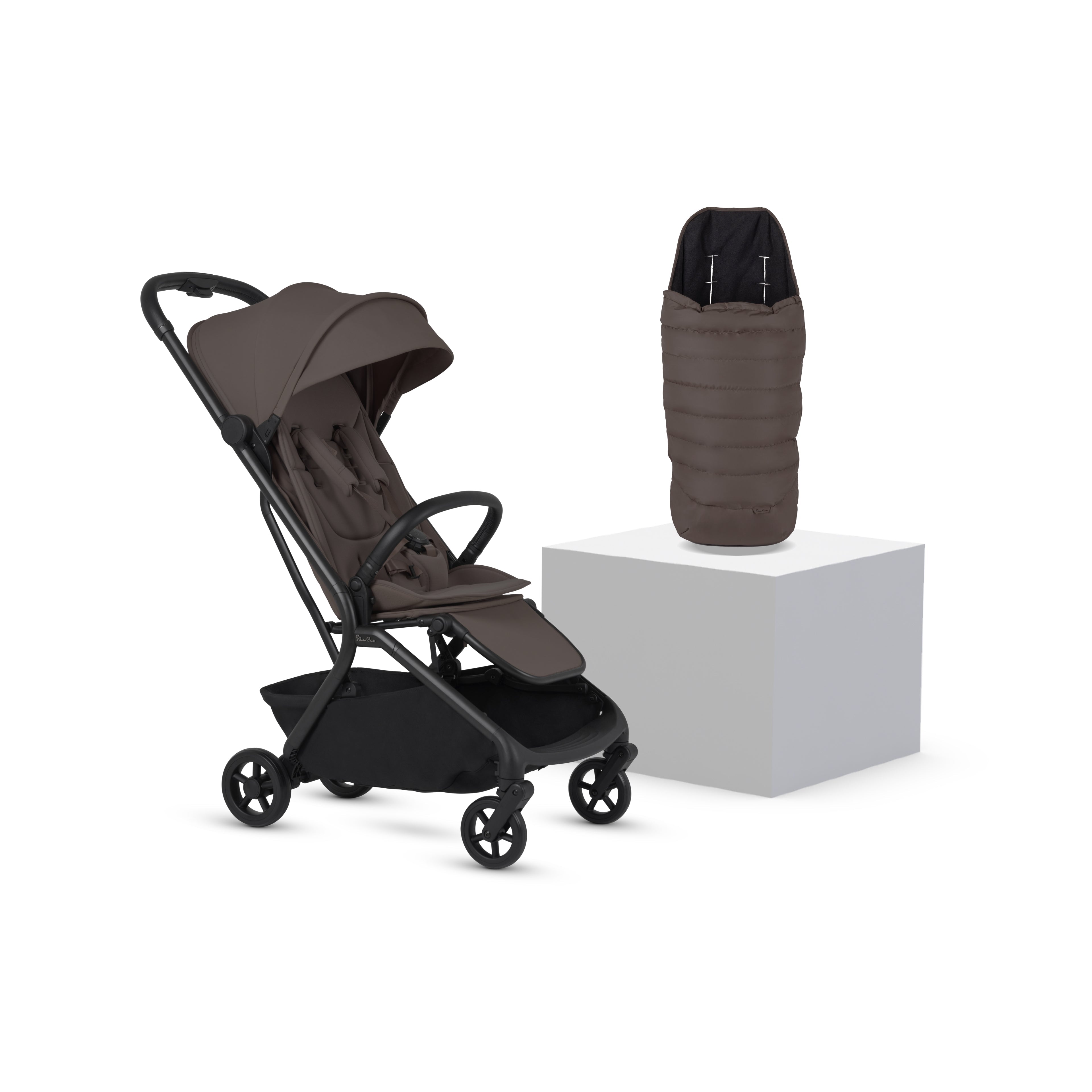 Nia Chocolate Compact Travel Stroller