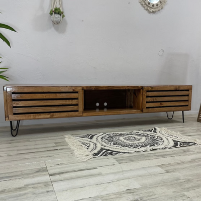 3Sec TV Stand with Modern Doors