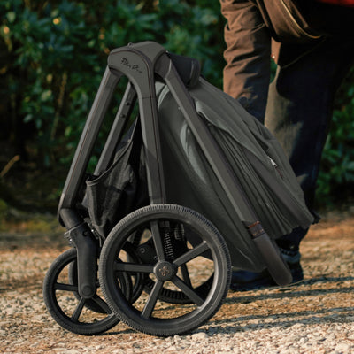 Cove 2 Pewter Travel System Ultimate 360 Infant Carrier Iconic Black Bundle (10 piece)