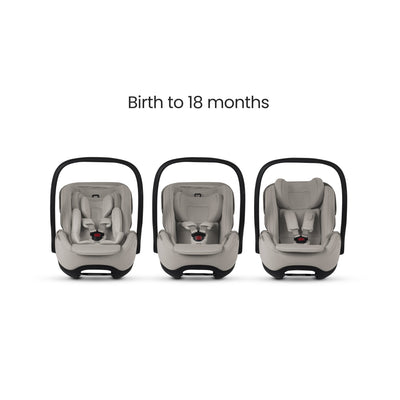 Glide Plus 360 Infant Car Seat Natural Taupe & Base Plus 360