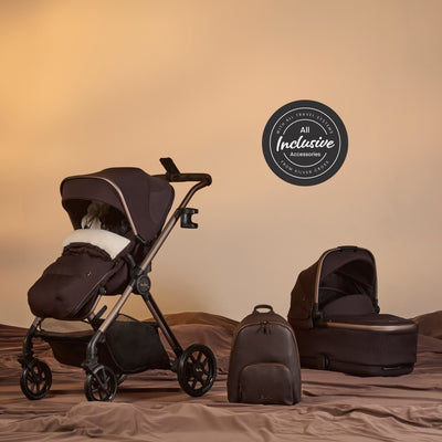 Reef 2 SPECIAL EDITION Ganache Travel System Ultimate 360 Iconic Black Family Car Seat Bundle (12 piece)