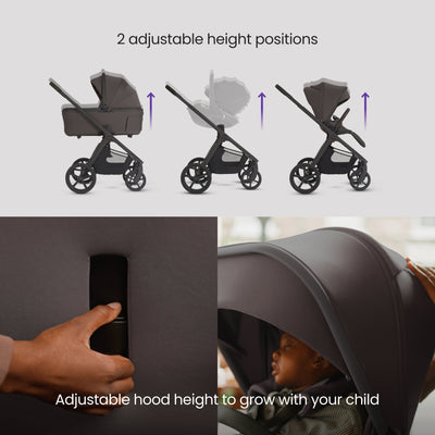 Cove 2 Chocolate Travel System Accessory Bundle (8 piece)
