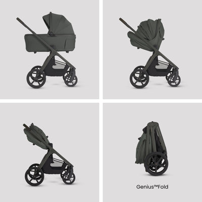 Cove 2 Pewter Travel System Accessory Bundle (8 piece)
