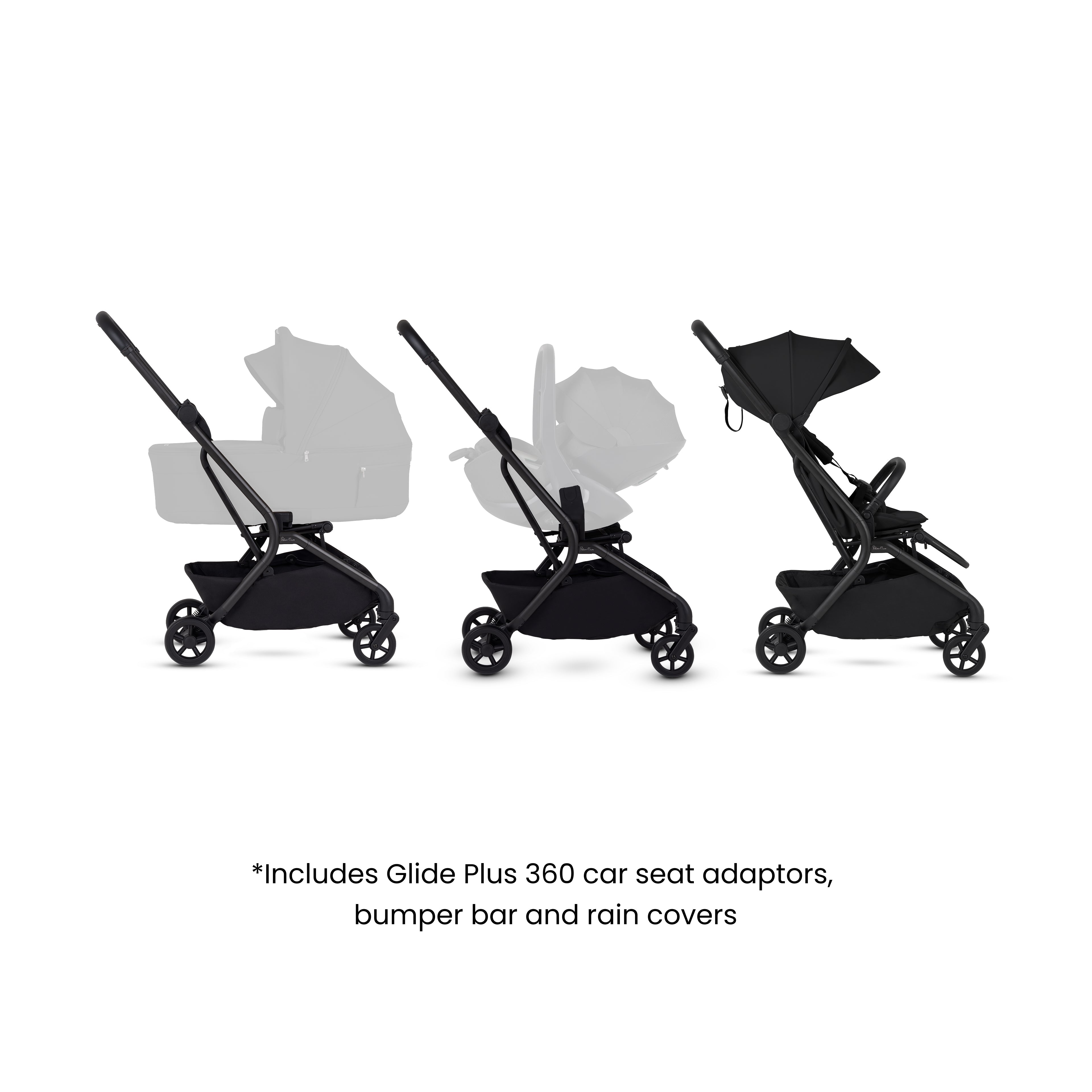 Nia Onyx Compact Travel Stroller