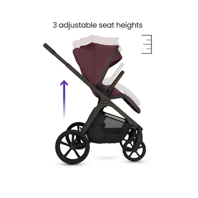 Cove Damson Travel System Ultimate 360 Infant Carrier Bundle (10 piece)