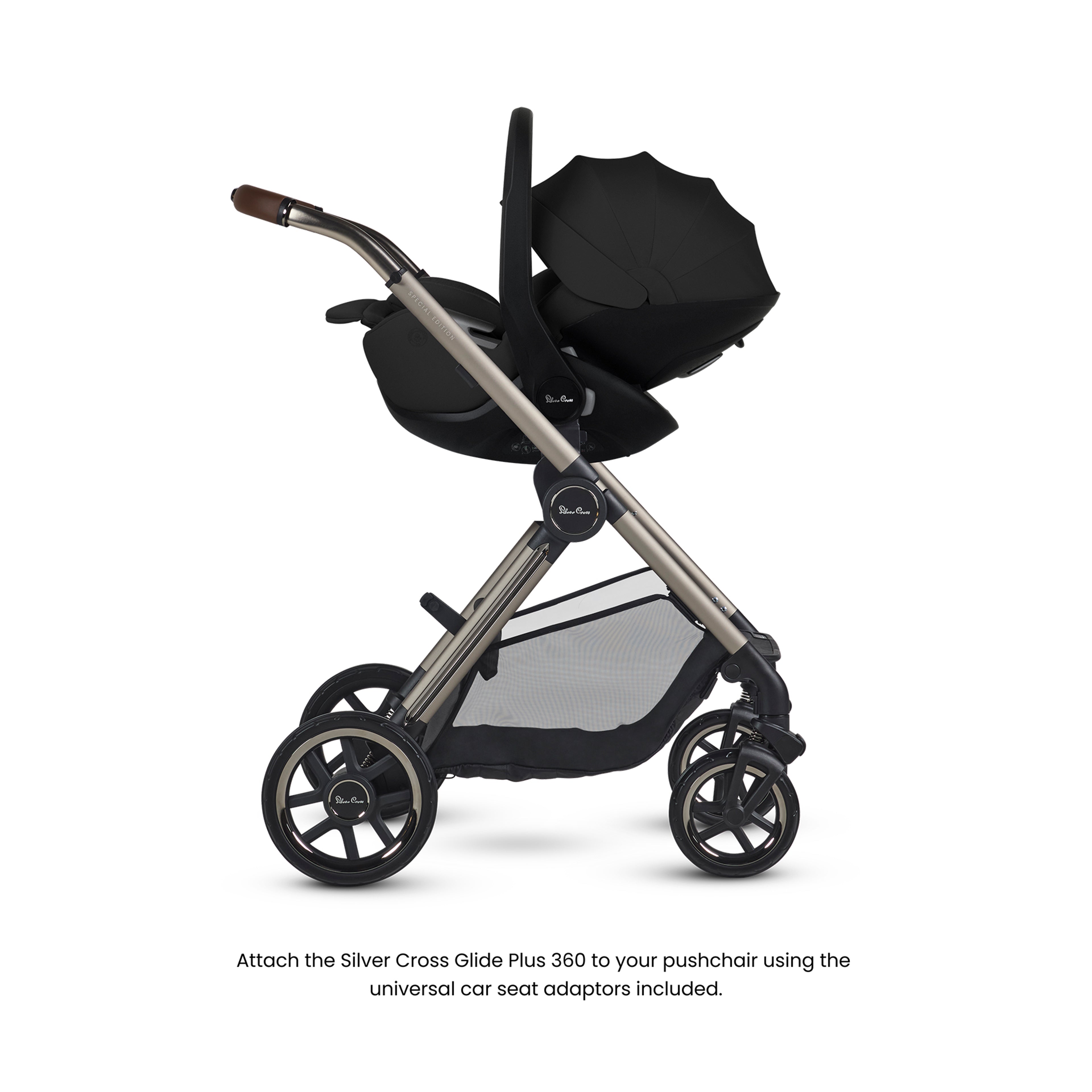 Reef 2 SPECIAL EDITION Frappe Travel System Ultimate 360 Iconic Black Family Car Seat Bundle (12 piece)