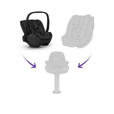 Glide Plus 360 Infant Car Seat Iconic Black