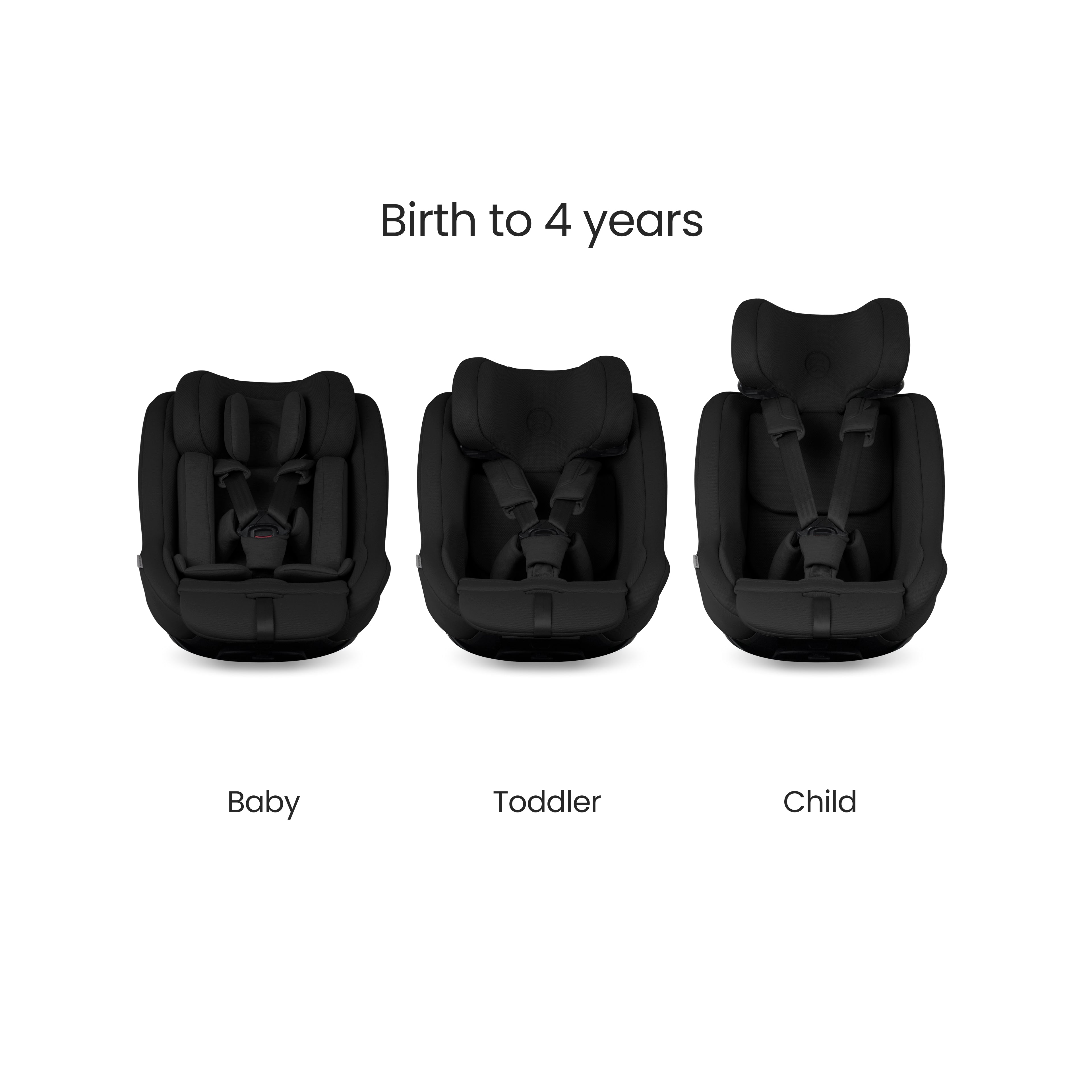 Approach Plus 360 Car Seat Iconic Black & Base Plus 360