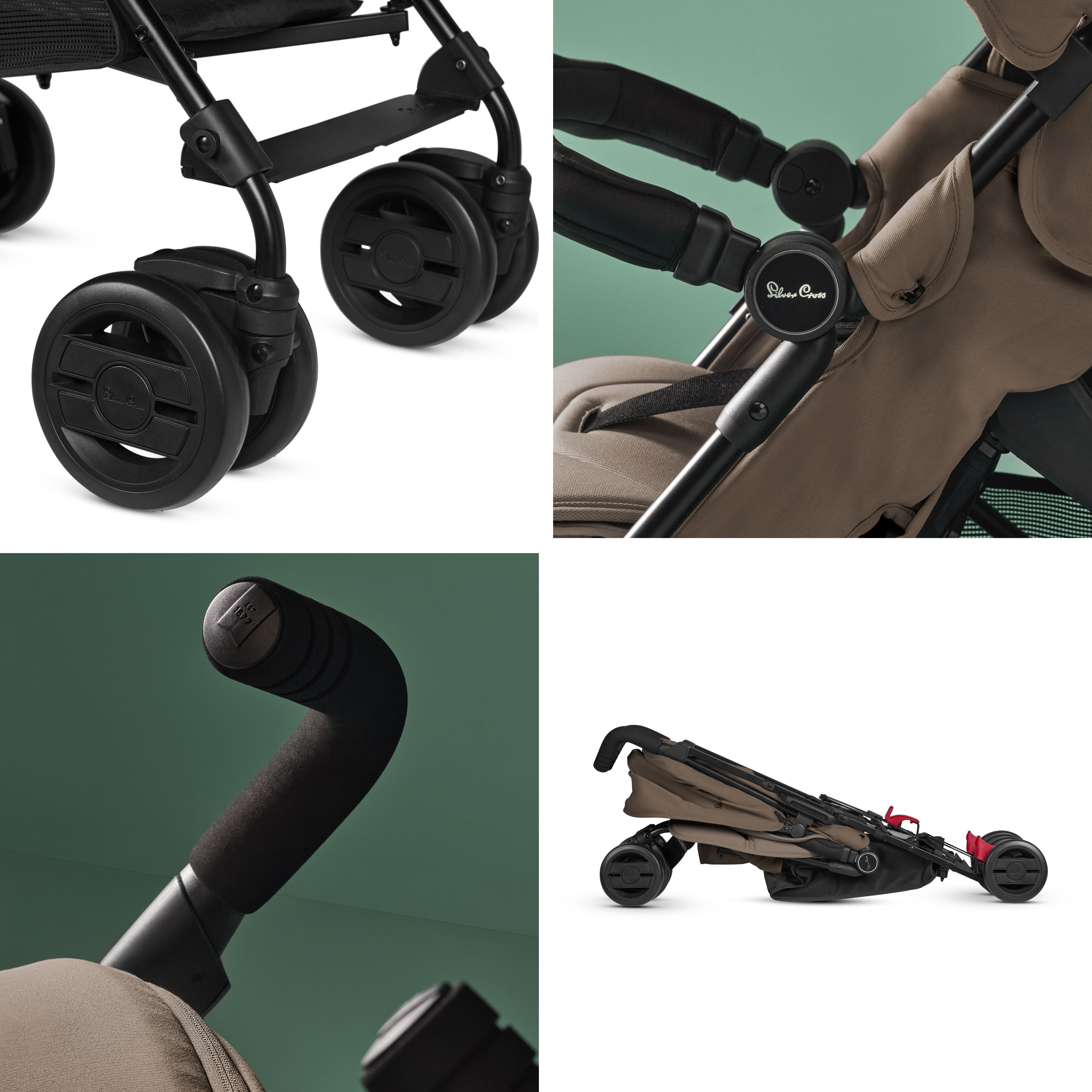 Pop 2 Cobble Stroller & Footmuff Bundle (4 piece)