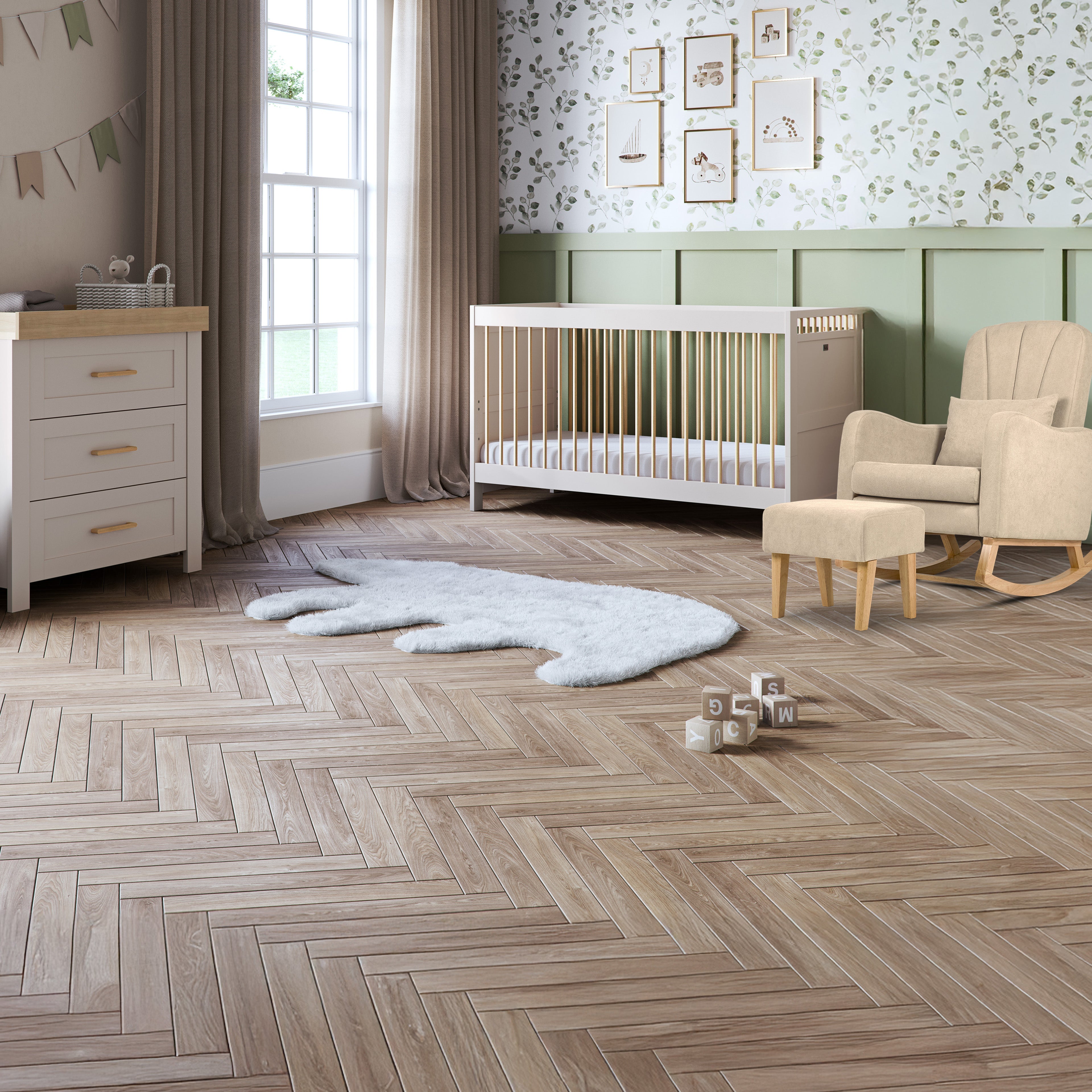 Seville 3 Piece Nursery Room Set