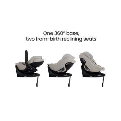 Plus 360 Family Car Seat Bundle Natural Taupe