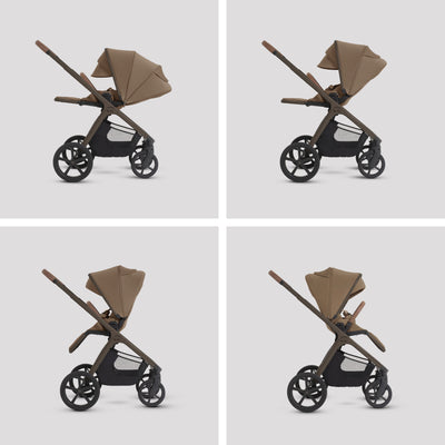 Cove 2 Maple Travel System Ultimate 360 Family Car Seat Natural Taupe Bundle (11 piece)