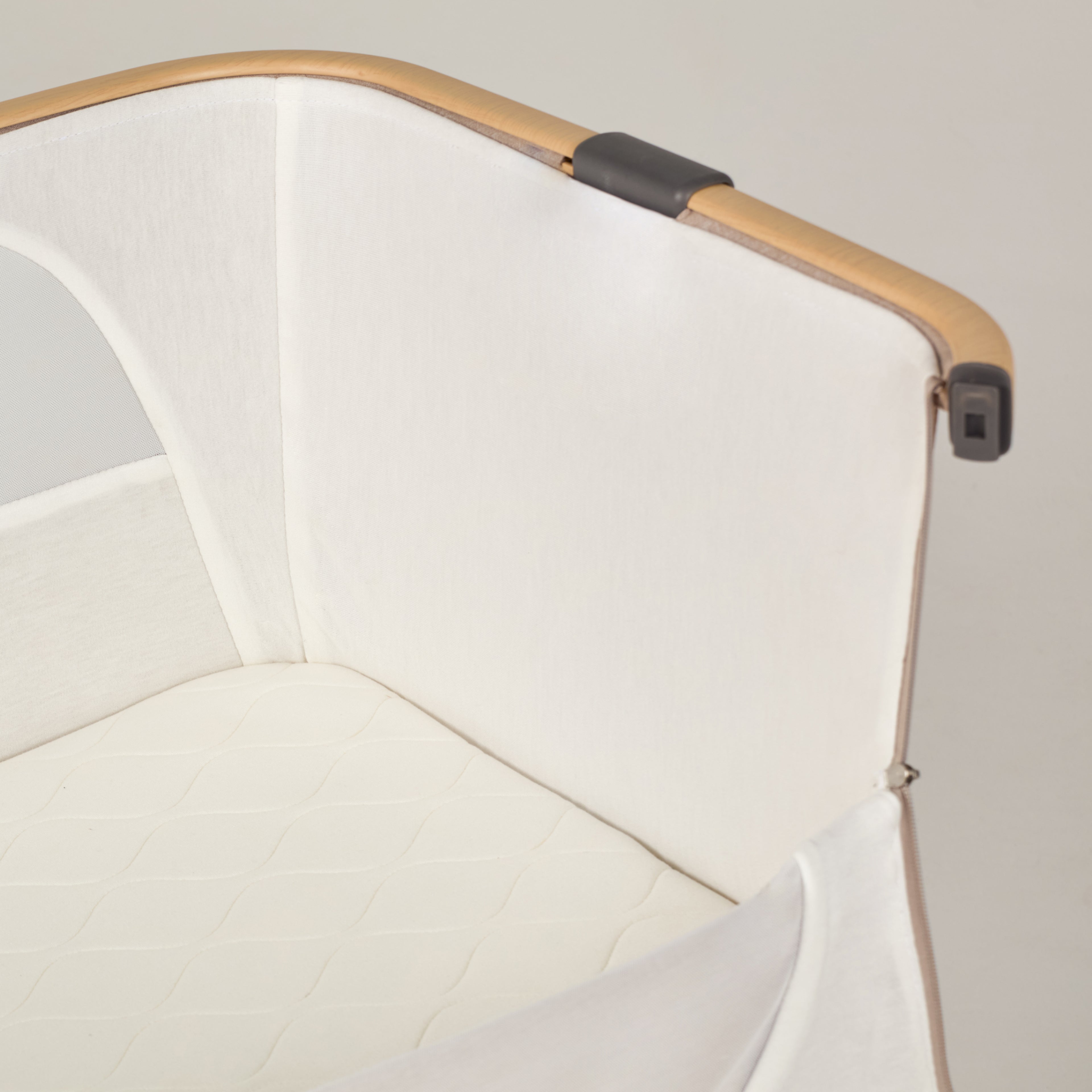 Lunar Bedside Crib Oatmeal New Arrival Bundle - Bunny Print