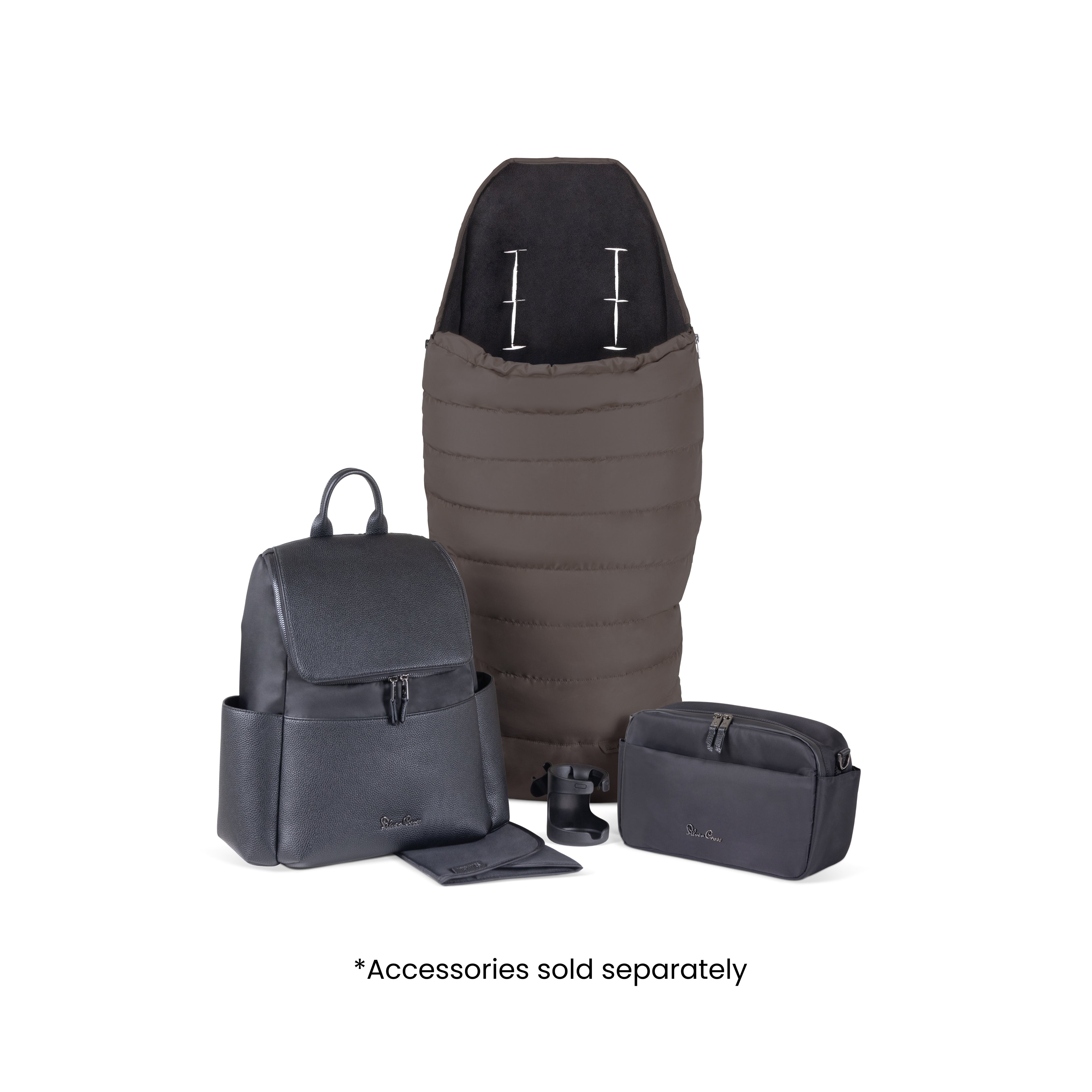 Nia Chocolate Compact Travel Stroller with Carrycot (6 Piece)