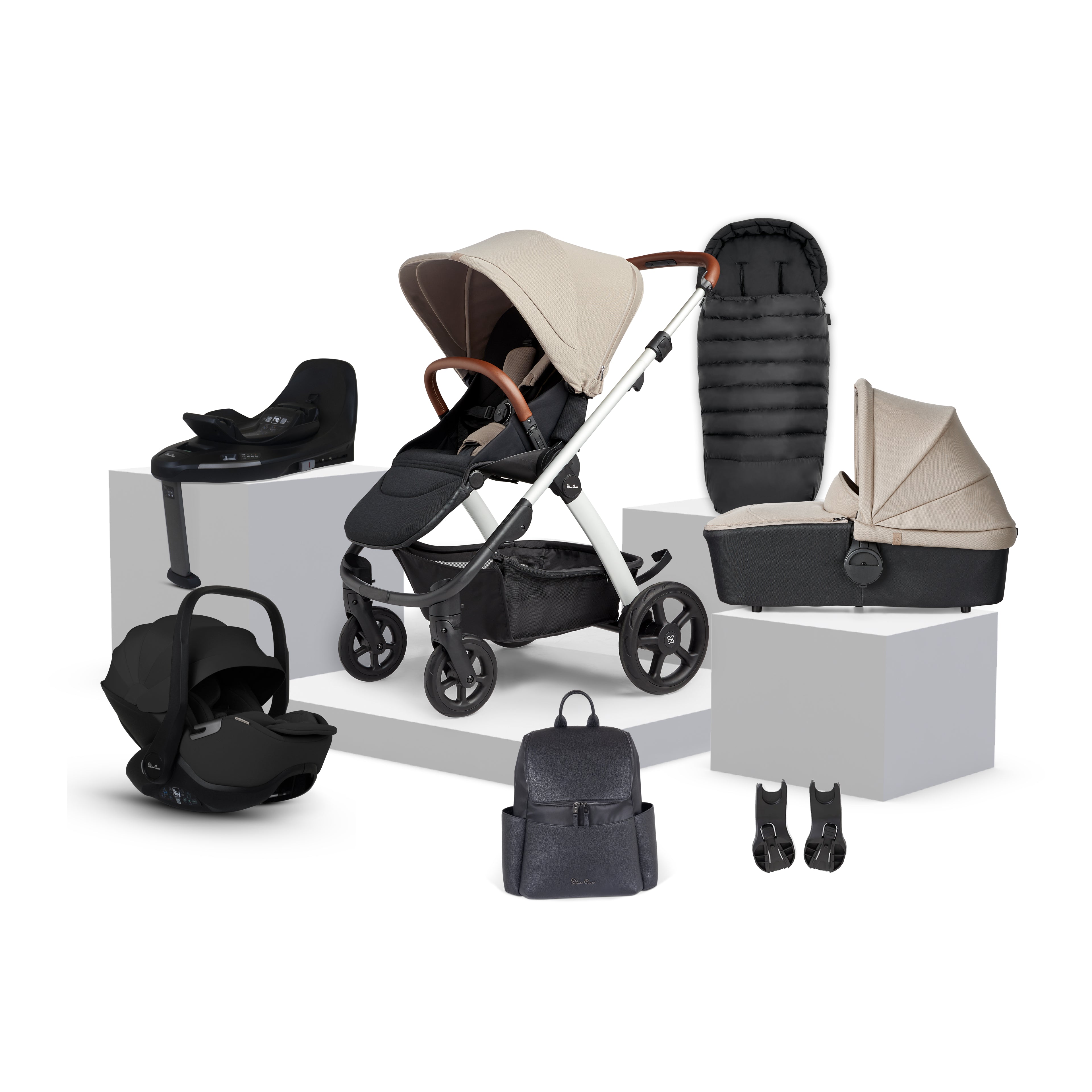 Tide Stone Travel System Ultimate 360 Infant Carrier Bundle (9 piece)