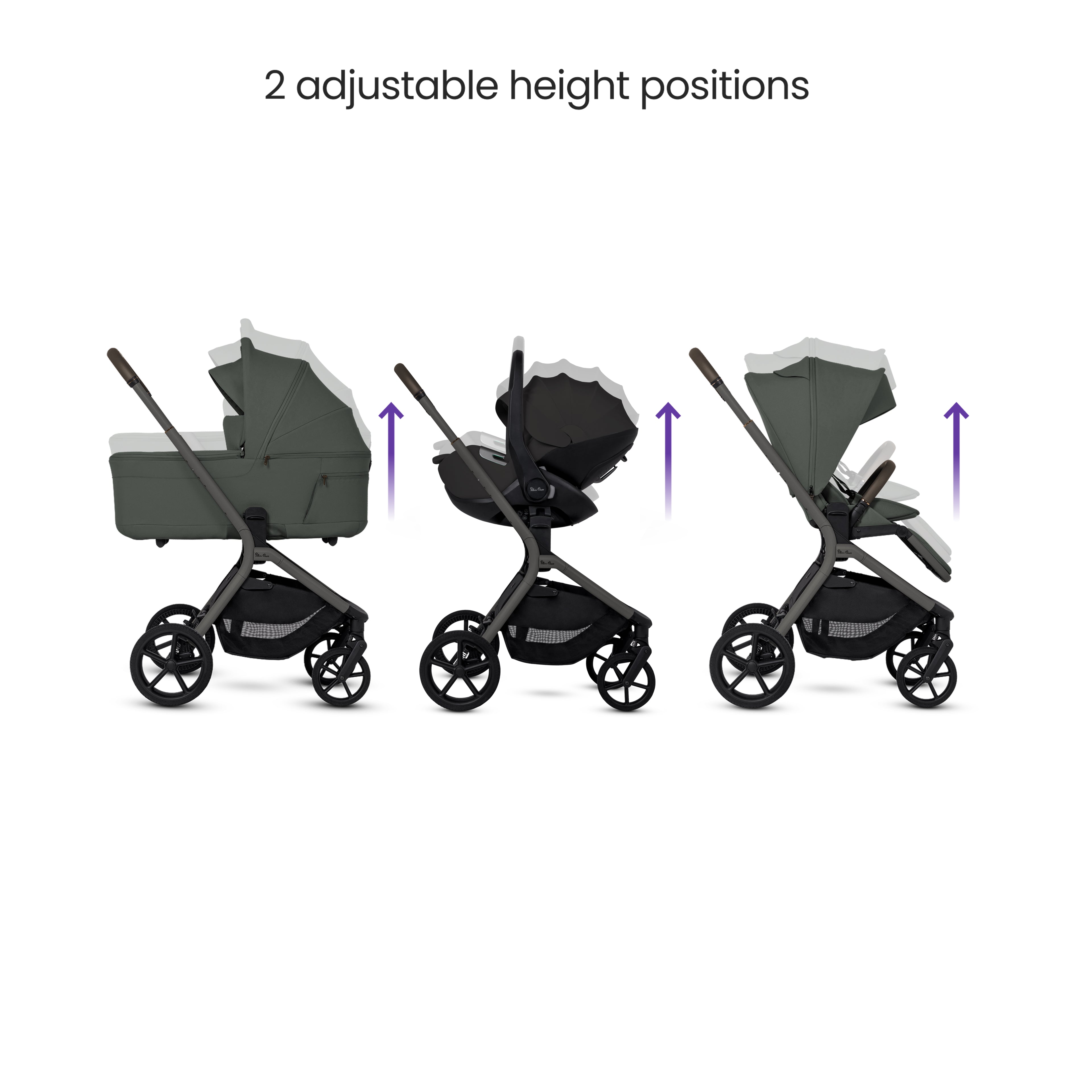 Breez Pewter Travel System Ultimate 360 Infant Carrier Bundle (12 piece)