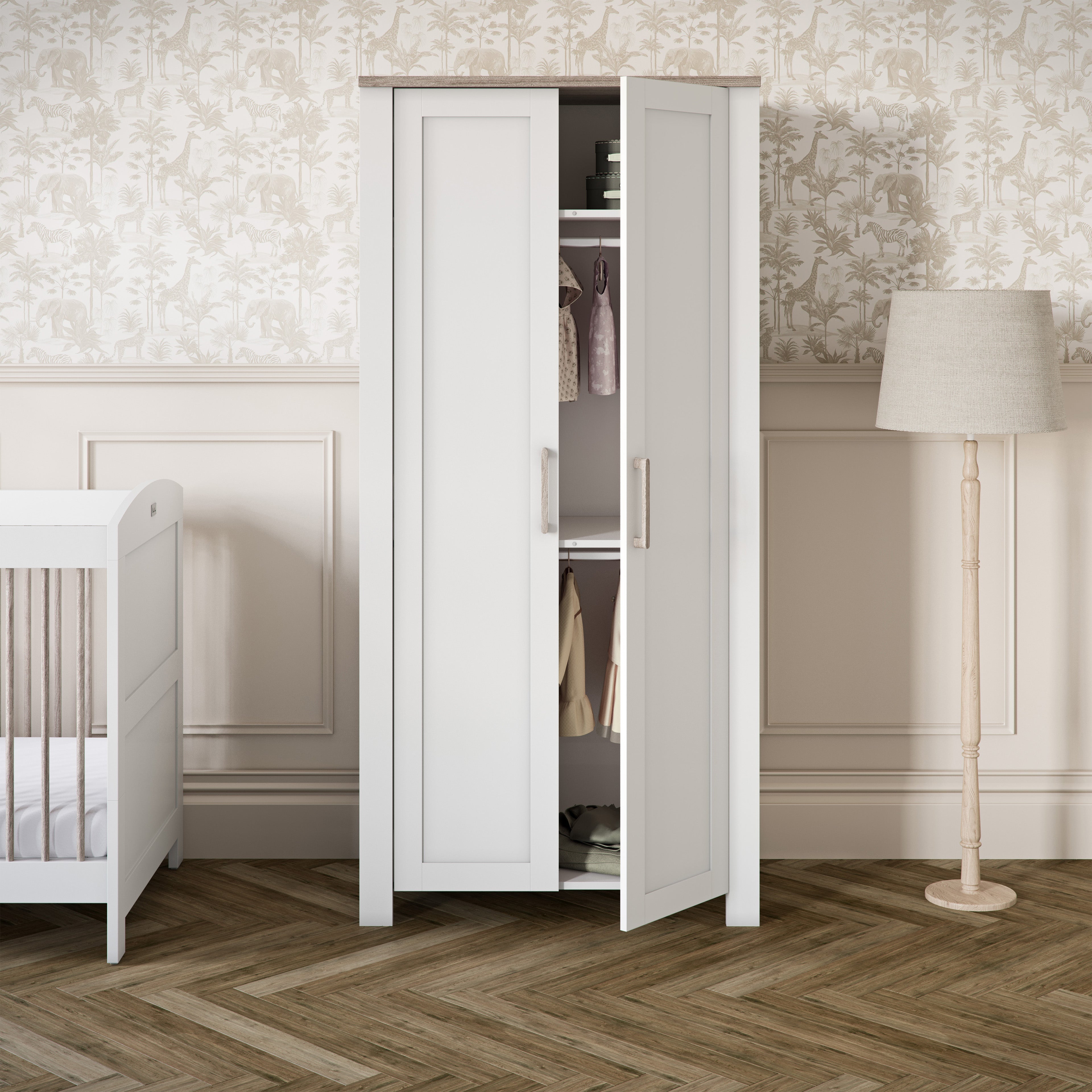 Valencia 4 Piece Nursery Room Set With Mattress