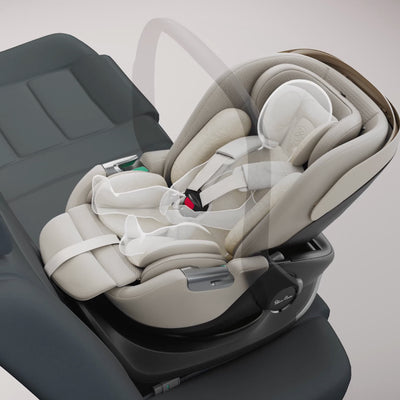 Glide Plus 360 Infant Car Seat Natural Taupe & Base Plus 360